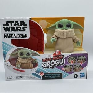 NIB-STAR WARS THE MANDALORIAN WILD RIDEN GROGU ANIMATRONICS